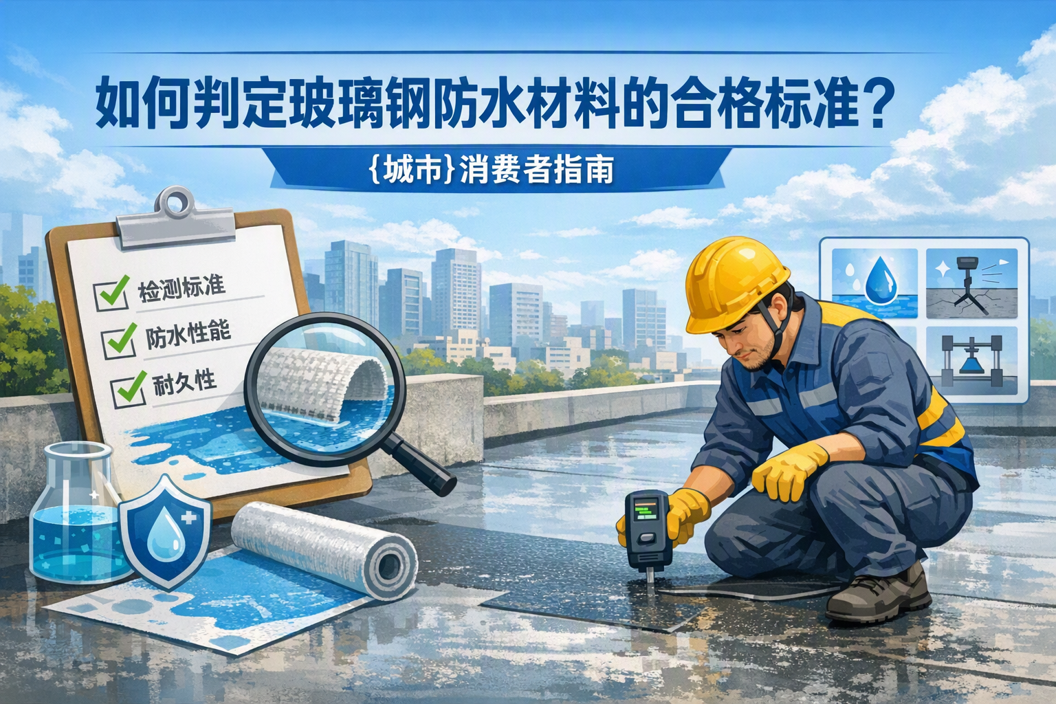 如何判定玻璃钢防水材料的合格标准？ 重庆郊县 消费者指南