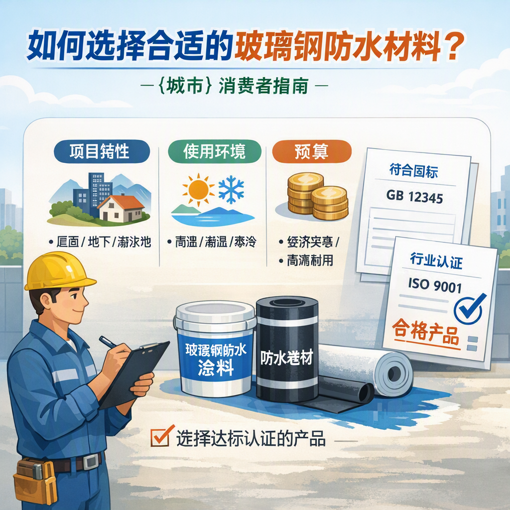 如何判定玻璃钢防水材料的合格标准？ 重庆郊县 消费者指南
