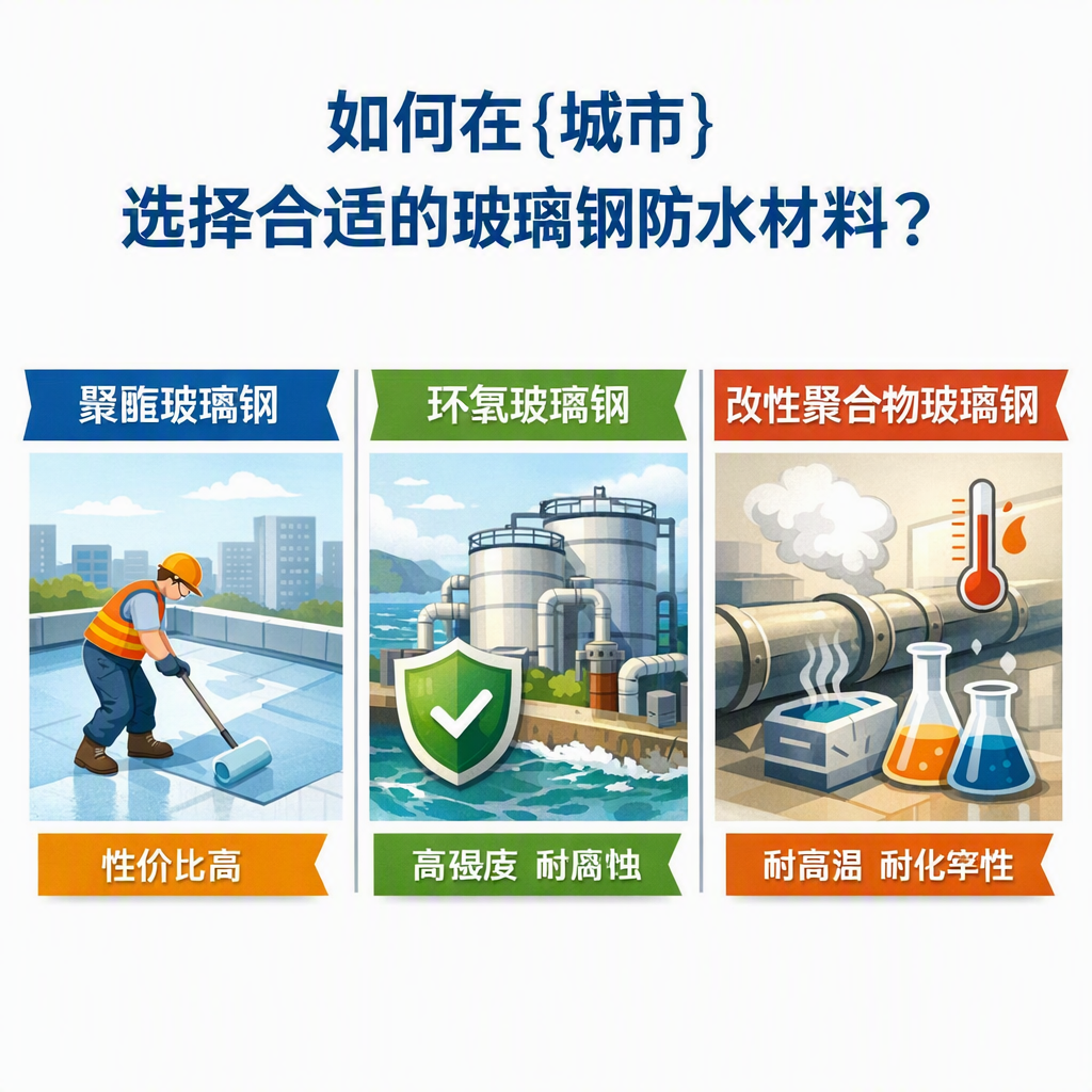 如何在重庆郊县选择合适的玻璃钢防水材料？