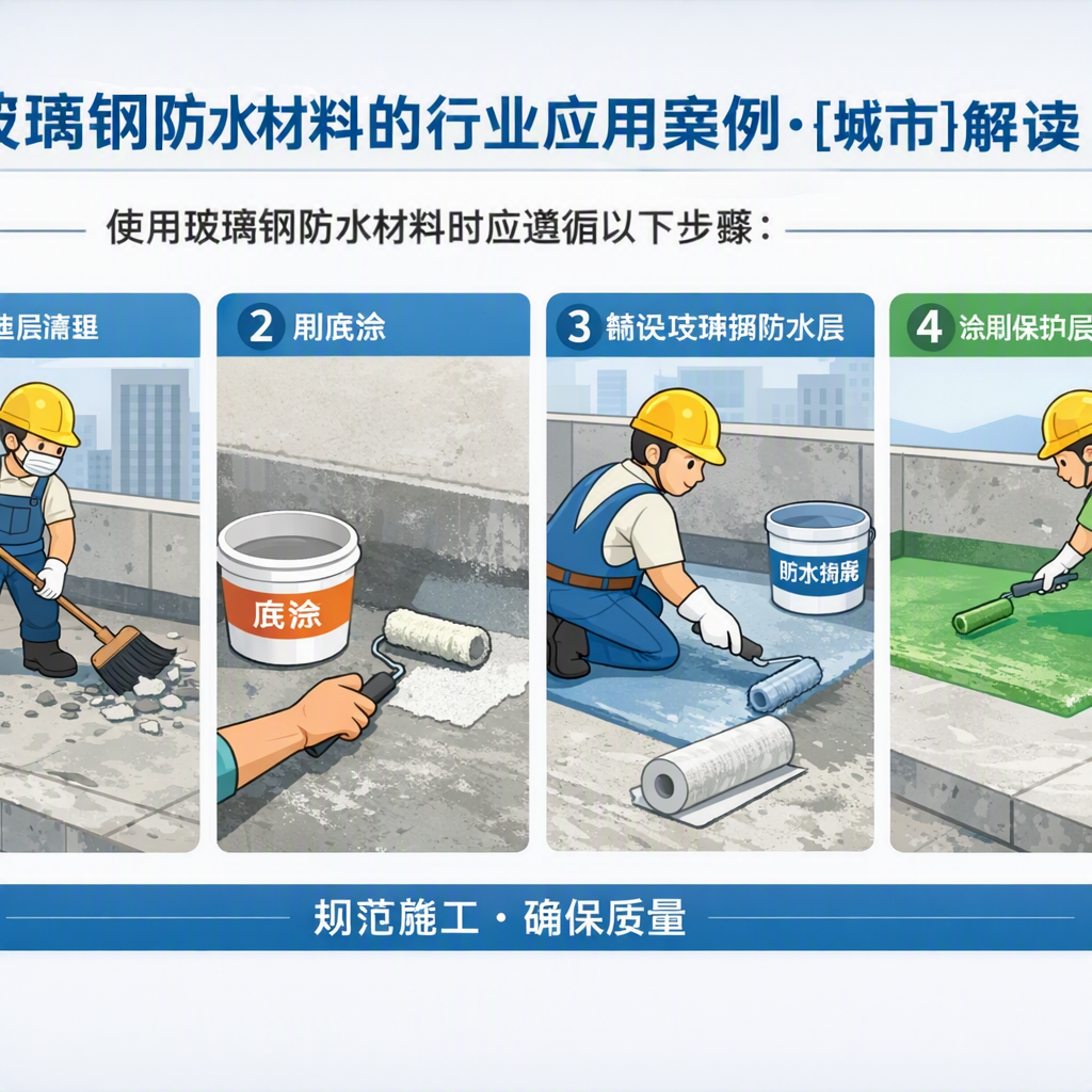 玻璃钢防水材料的行业应用案例，重庆郊县解读