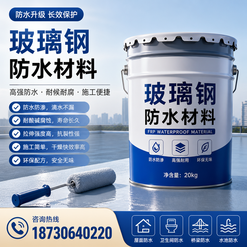 专家解析:玻璃钢防水材料的市场前景分析在 重庆郊县