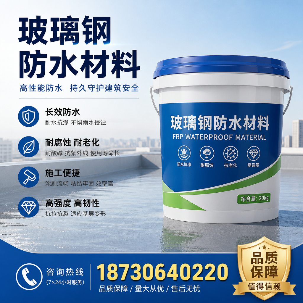 专家解析:玻璃钢防水材料的市场前景分析在 重庆郊县